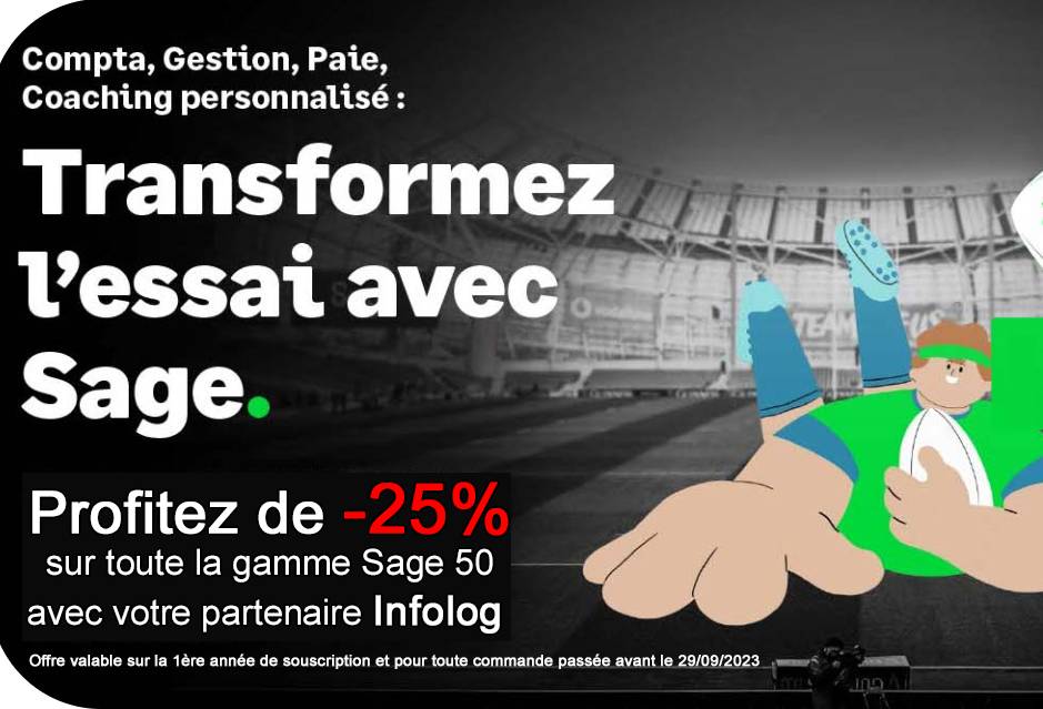 Profitez de -25% sur la gamme complète Sage 50